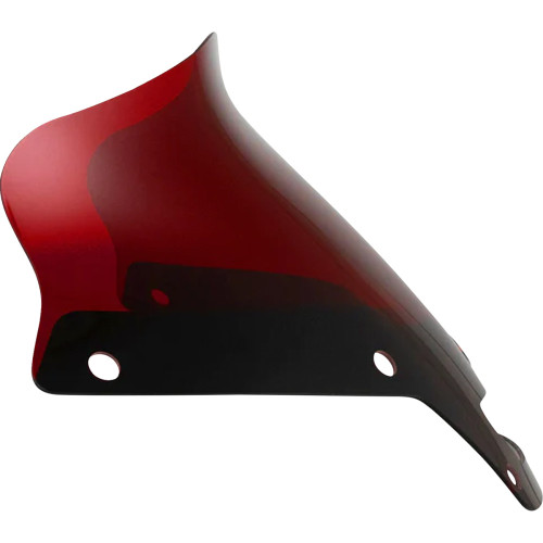 Klock Werks Kolor Flare Sport Windshield - 6" - Red - Fxlrst Kww-02-0622