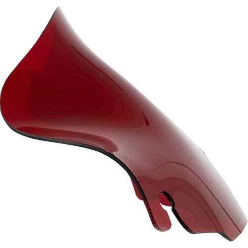 KLOCK WERKS KWW010697 Klock Werks Kolor Flare Windshield - 6-1/2" - Red - Flh Kww-01-0697