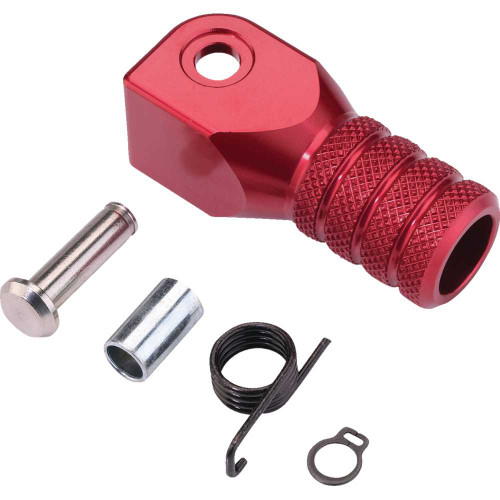 MOOSE RACING 8100000210 Knurled Shift Lever Tip - 0 Mm - Red 81-0000-02-10