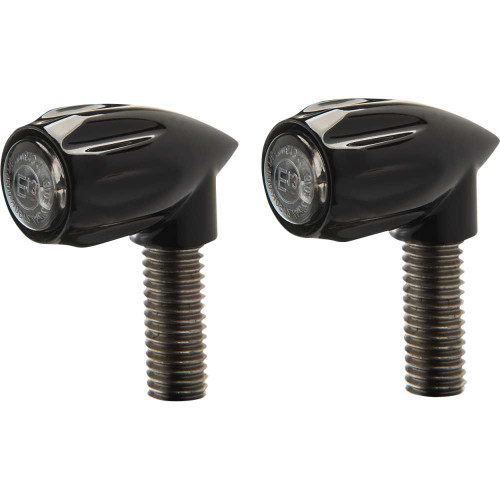 KODLIN USA K68461 Kodlin Usa 3-1 Bullet Rear Indicator Lights - Grooved - Black K68461