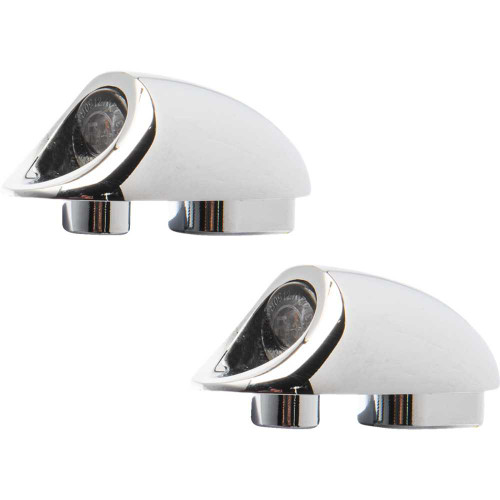 KODLIN USA K68490 Kodlin Usa 3-1 Mini Fender Strut Indicator Lights - Chrome K68490