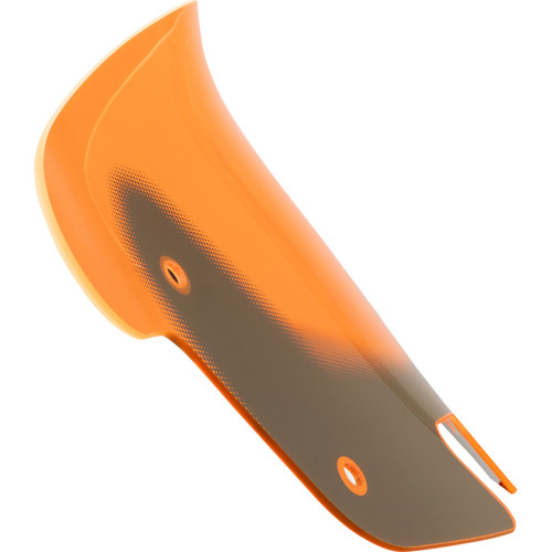 Kolor Flare Windshield - 10" - Orange Ice Kww-04-0632