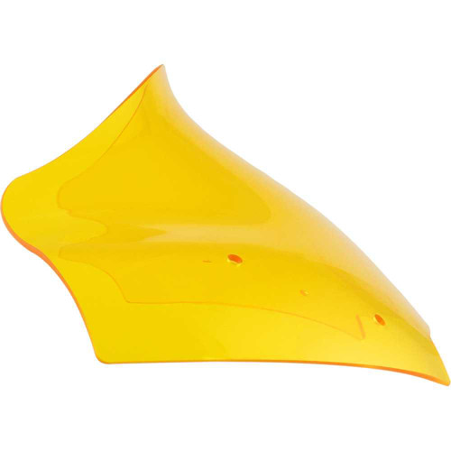 KLOCK WERKS KWW010717 Kolor Flare Windshield - 10" - Yellow - Fltr Kww-01-0717