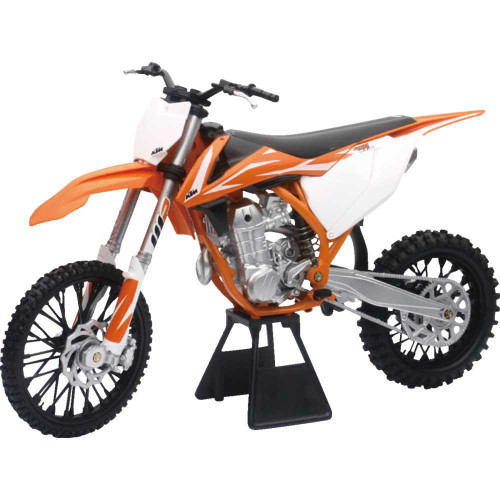 NEW RAY TOYS 49613 Ktm 450 Sx-F 2018 Dirt Bike - 1:6 Scale - Orange/Black/White 49613