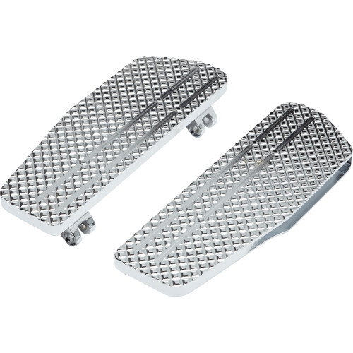 La Choppers County Line Billet Floorboards - Chrome - Fl La-P101-00C