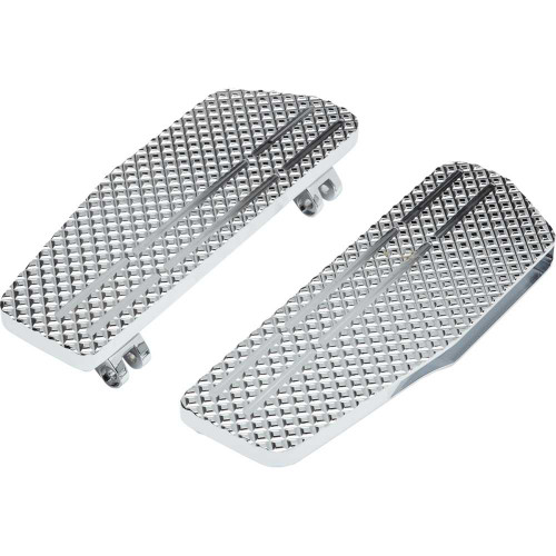 LA CHOPPERS LAP10100C La Choppers County Line Billet Floorboards - Chrome - Fl La-P101-00C