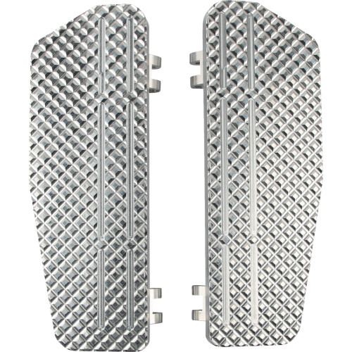 La Choppers County Line Billet Floorboards - Raw - Fl La-P101-00