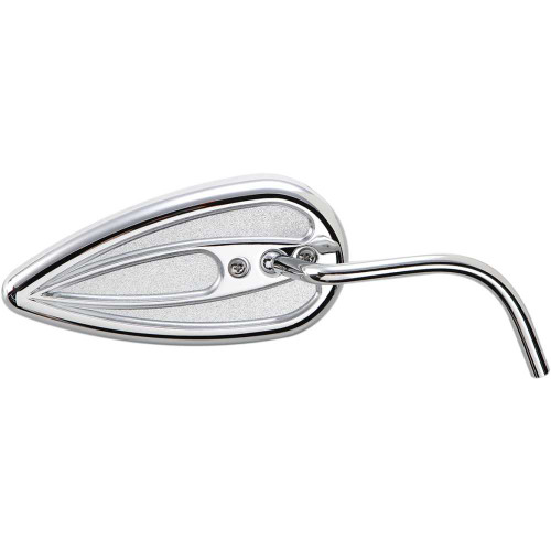 ARLEN NESS 13036 Arlen Ness Mirror - Side View - Teardrop - Chrome - Right 13-036
