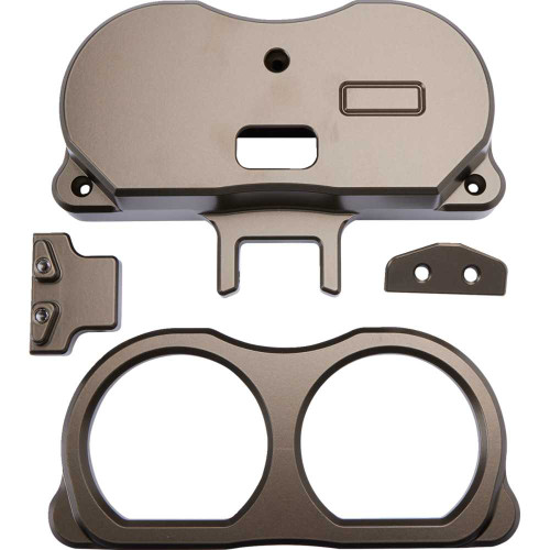 LA CHOPPERS LA739703Z La Choppers Gauge Mount - Dual - Bronze - Flt La-7397-03Z