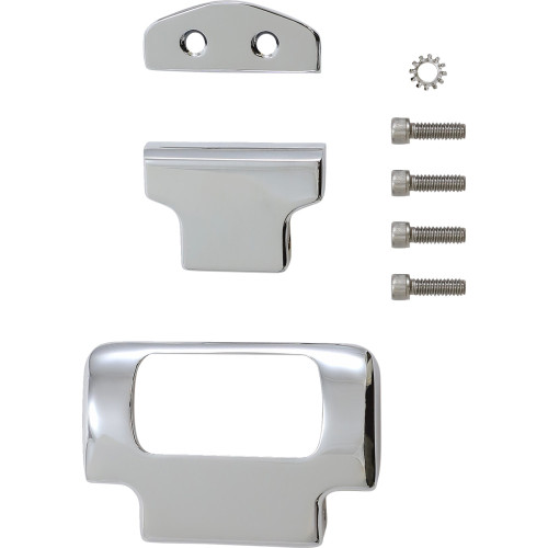 La Choppers Gauge Mount - Single - Chrome - Softail La-7397-00C