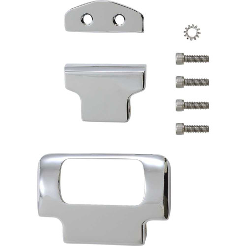 LA CHOPPERS LA739700C La Choppers Gauge Mount - Single - Chrome - Softail La-7397-00C