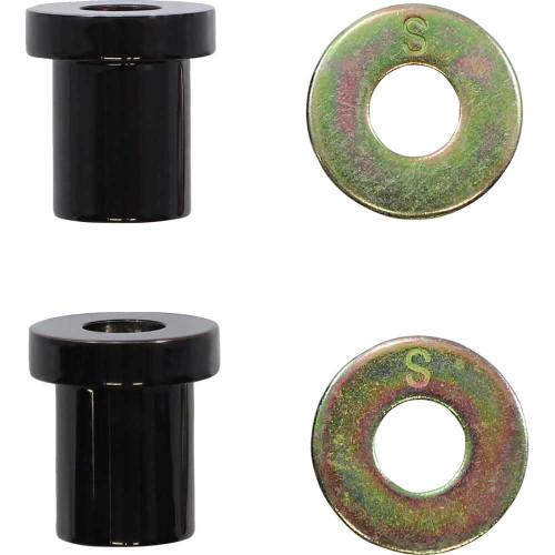 LA CHOPPERS LA740055B La Choppers Riser Bushings - Solid - Black La-7400-55B