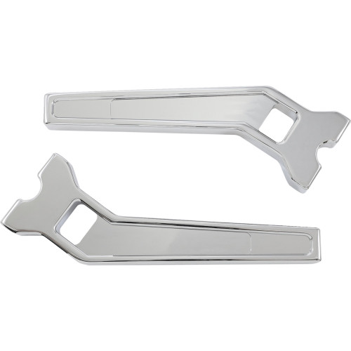 La Choppers Risers - Pullback - 10" - Chrome La-7471-10C