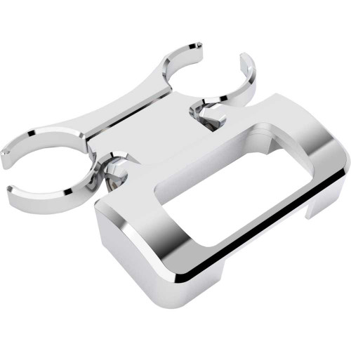 LA CHOPPERS LA739810C La Choppers T-Bar Gauge Mount - Chrome - 1.25" Diameter - M8 Softail La-7398-10C