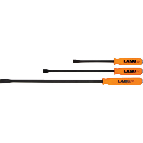 Lang Tools Pry Bar With Striking Handle - Curved Tip - Set 853-3St