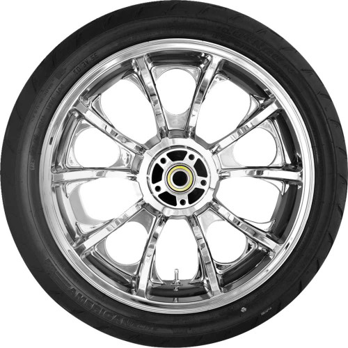 COASTAL MOTO PKGLAR185CHABST Largo Rear Wheel - Chrome (18") | Dunlop Tire (180/55B18) Pkg-Lar185Ch-Abst