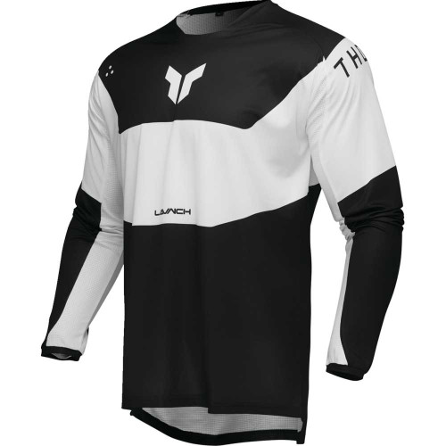 THOR 2910-8229 Launchmode Storm Jersey - Black - 2Xl
