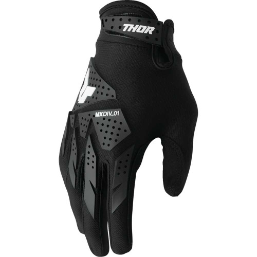THOR 3330-8147 Launchmode Xp Gloves - Black - Medium