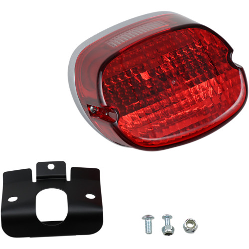Drag Specialties Taillight - Laydown - Harley Davidson