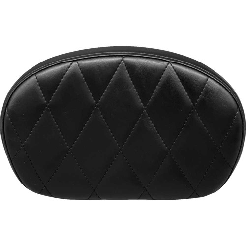 LE PERA LSBP02DMSH Le Pera Sissy Bar Pad - Medium - Diamond - Shiny Black L-Sbp02Dm-Sh