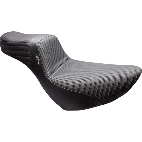 LE PERA LYR580DLBW Le Pera Tailwhip Daddy Long Legs Low Rider Seat - Basketweave - Black - Fl/Fx '18-'23 Lyr-580Dlbw