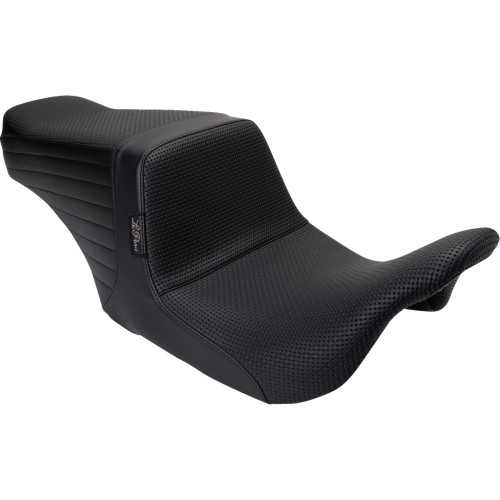 Le Pera Tailwhip Up Front Seat - Basket Weave - Black - Fl '08-'23 Lku-587Bw