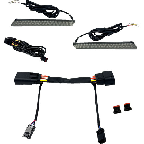 Led Latch Lights - Saddlebag - Smoke Lens Cd-Latch-23-S