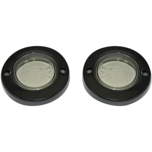 Custom Dynamics Probeam Flat Bezel Turn Signal Adapters - Black/Smoke Pb-Flat-Bez-Bs