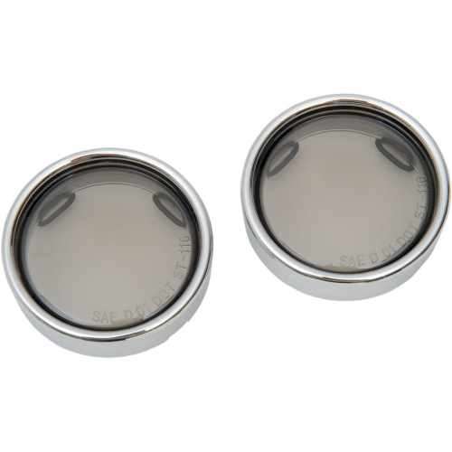 Drag Specialties Lens W/Trim Ring - Smoke