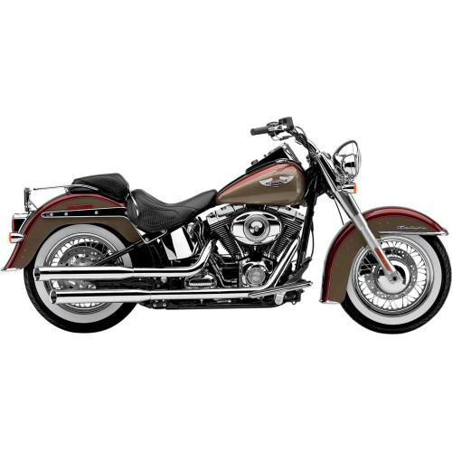 COBRA 6002 Cobra Chrome Slashcut Mufflers 6002