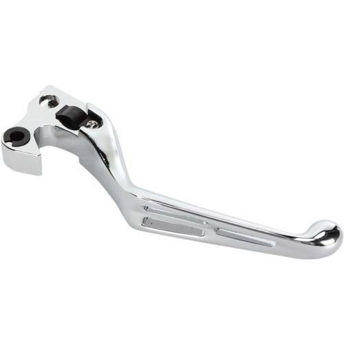 Drag Specialties Clutch Lever - Wide Blade - Slotted - Chrome