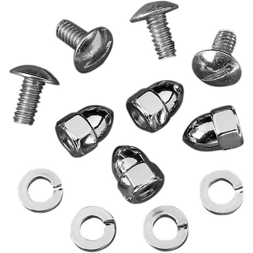 DRAG SPECIALTIES DS-190190 Drag Specialties License Plate Fasteners - Acorn Nuts