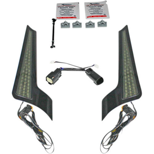 CUSTOM DYNAMICS CDFASCIASS6SB Custom Dynamics Fascia Led Light Panels- '10-'13 - Black/Smoke Cd-Fascia-Ss6Sb