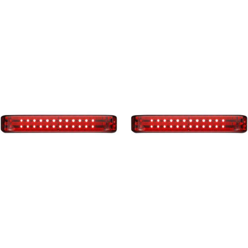 CUSTOM DYNAMICS PBSBSEQBCM4BR Custom Dynamics Saddlebag Led Lights - Sequential - Black/Red Pb-Sbseq-Bcm4Br