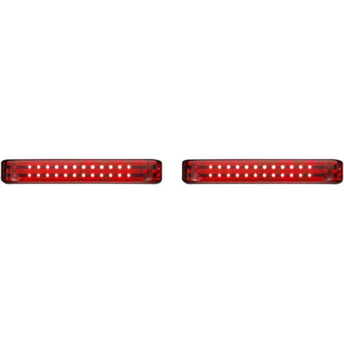 CUSTOM DYNAMICS PBSBSS6BR Custom Dynamics Saddlebag Lights - Ss6 - Black/Red Pb-Sb-Ss6-Br