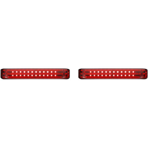 CUSTOM DYNAMICS PBSBSS8BR Custom Dynamics Saddlebag Lights - Ss8 - Black/Red Pb-Sb-Ss8-Br