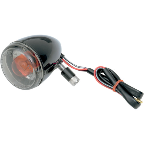 Drag Specialties Turn Signal - 1157 - Front - Gloss Black