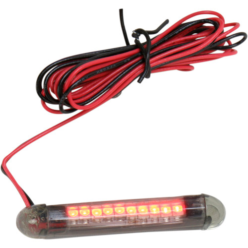 Custom Dynamics Truflex Led Strip - 2.2" - Red/Smoke Tf10Rs