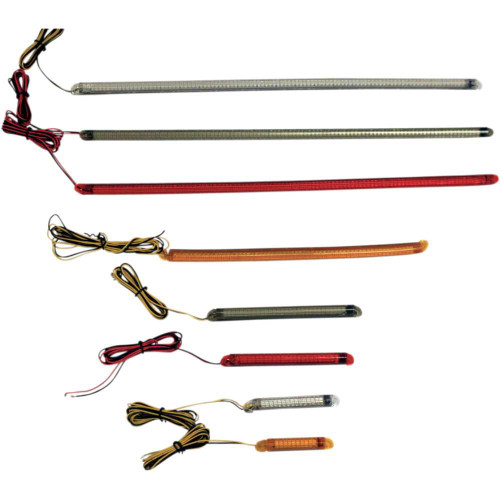 CUSTOM DYNAMICS TF45RR Custom Dynamics Truflex Led Strip - 6.3" - Red/Red Tf45Rr