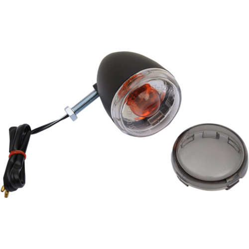 Drag Specialties Turn Signal - 1156 - Rear - Matte Black