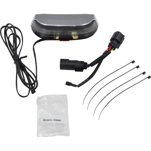 CIRO 40153 Ciro Taillight - Smoke Lens - Chrome 40153