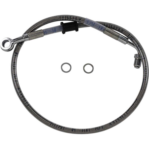 DRAG SPECIALTIES 1741-5788 Drag Specialties Brake Line - Front (Upper) - Stainless Steel