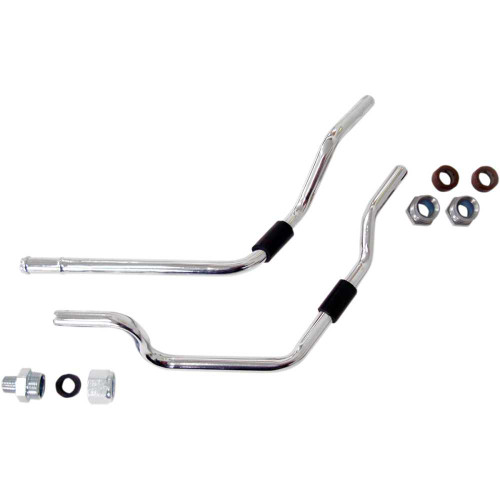 DRAG SPECIALTIES 0711-0221 Drag Specialties Oil Filter Line Kit - Chrome - Touring