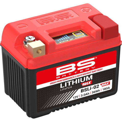 BS BATTERY 360115 Lithium Max Battery - Bsli-02 360115