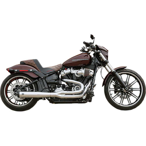 S&S CYCLE 5500847B S&S Cycle 2:1 50 State Exhaust For M8 Softail - Chrome 550-0847B