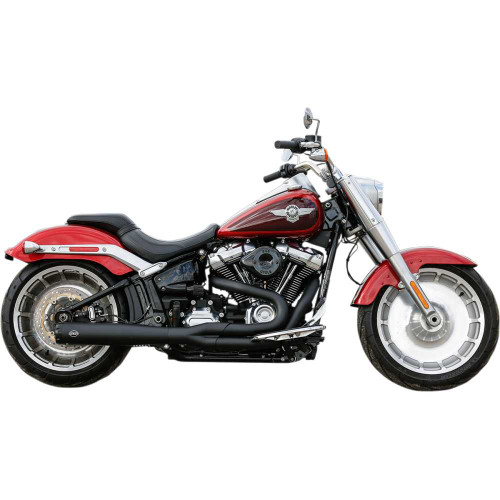 S&S CYCLE 5500846B S&S Cycle 2:1 50 State Exhaust For M8 Softail - Black 550-0846B