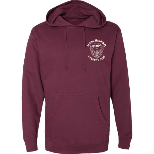 FMF FA24121901MRNSM Loyalty Hoodie - Maroon - Small Fa24121901Mrnsm