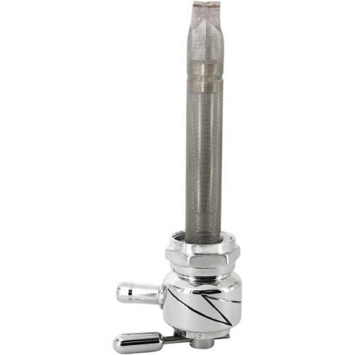 PINGEL 1311CL Pingel Round Fuel Valve - Lightning Chrome - 22 Mm 1311-Cl