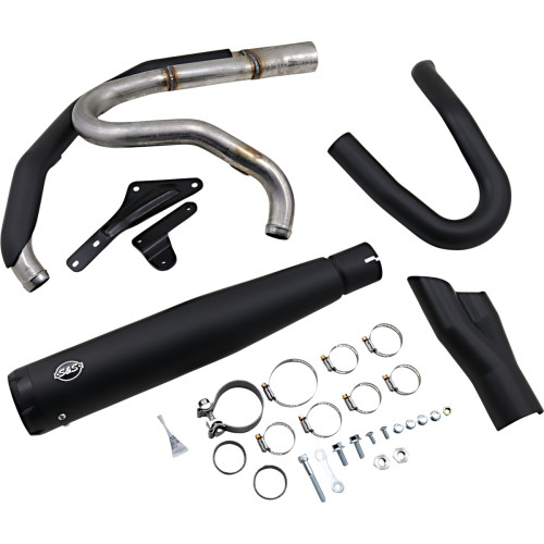 S&S Cycle 2:1 Exhaust For M8 Softail - Black 550-0857 S&S Cycle 2:1 Exhaust For M8 Softail - Black 550-0857