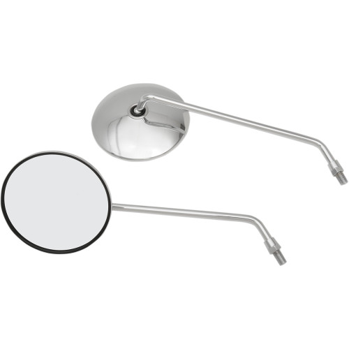 Emgo Mirrors - Classic - Universal - Side View - Round - Chrome - Left/Right 20-37414